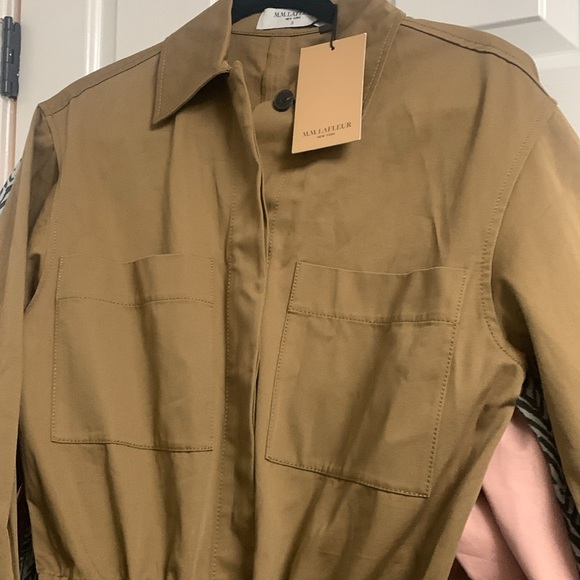 NWT MM LaFleur The Carr Jumpsuit Italian Organic Chino Utility Small Tall - Picture 8 of 13